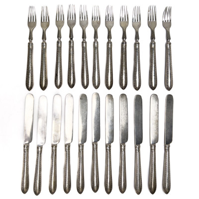 Image for Lot Henry Wilkinson & Co - Victorian Sterling Silver Flatware