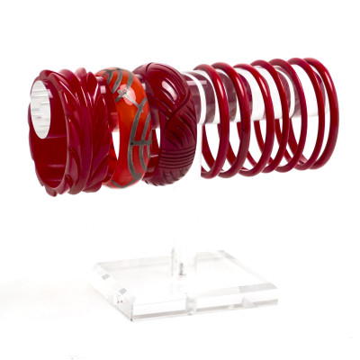 Bakelite Bangle Bracelets, Group of 10
