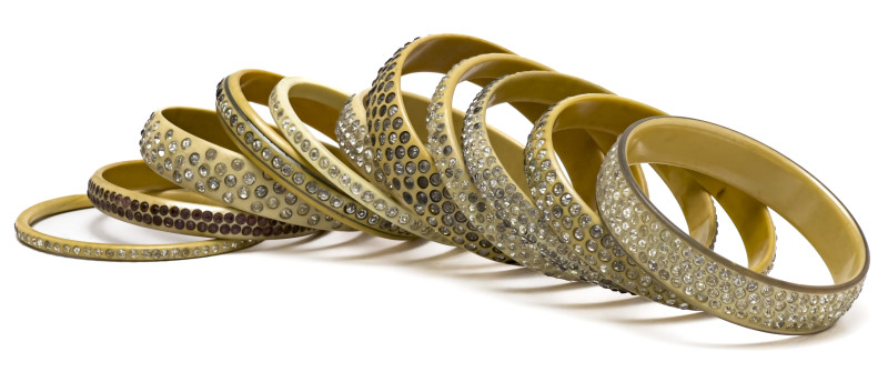 Bakelite Bangle Bracelets, Group of 11