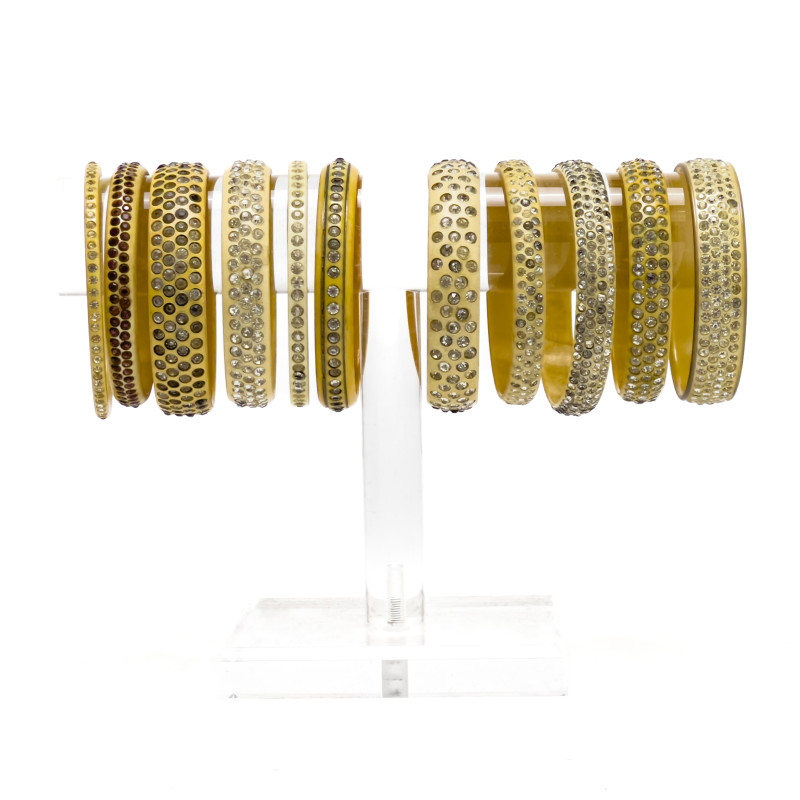 Bakelite Bangle Bracelets, Group of 11