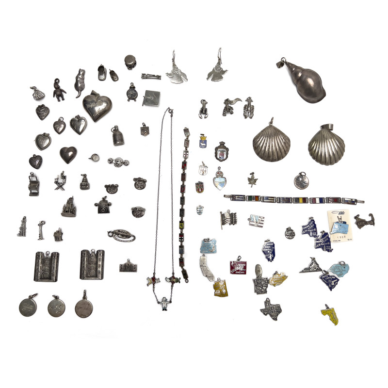 Sterling Silver Charms and Jewelry