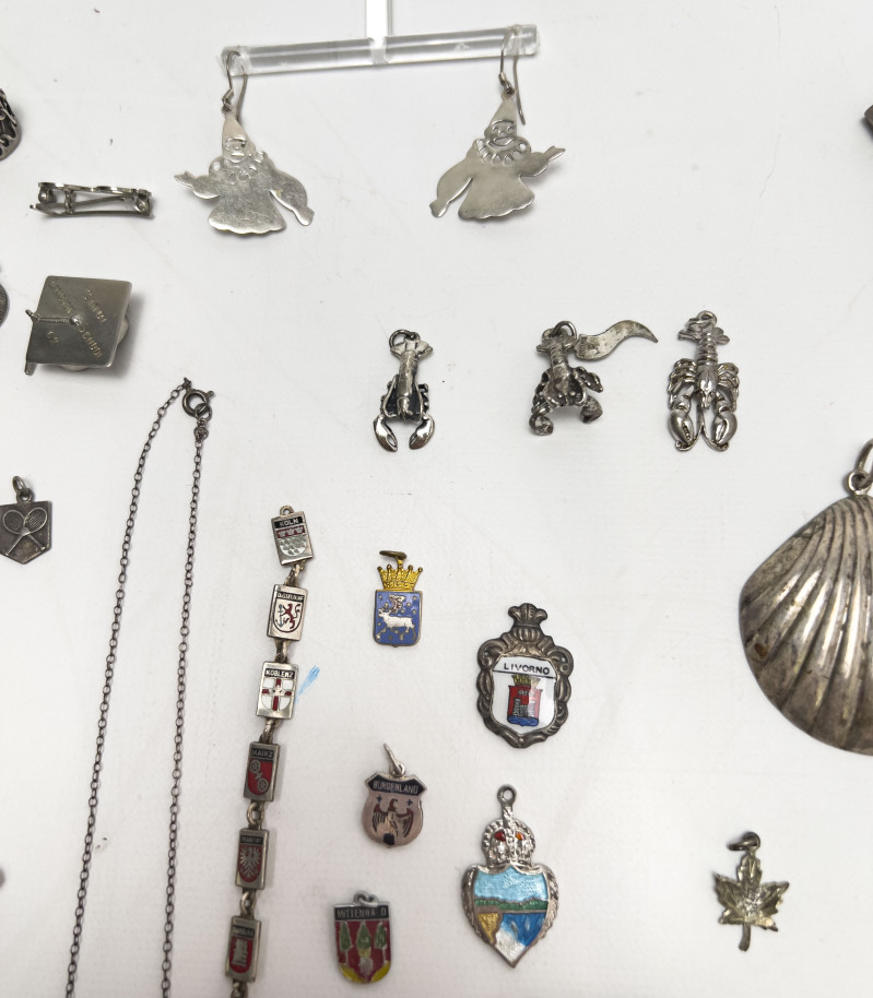 Sterling Silver Charms and Jewelry