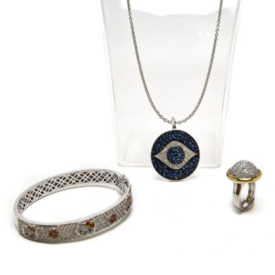 Image for Lot Sonia B Designs and Others - Ring, Necklace, and Bracelet