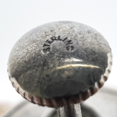 Silver Bracelet, Earrings, and Napkin Rings, Group of 5