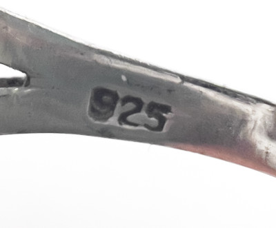 Aquamarine Earrings and Necklace Set and Amethyst Ring, Set in Silver