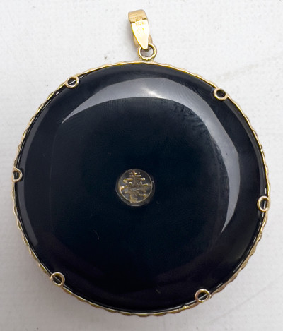 Chinese Gold and Enamel Pendants, Group of 4