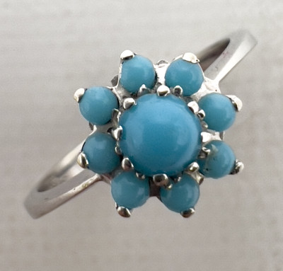 Turquoise Gold Jewelry, Group of 3