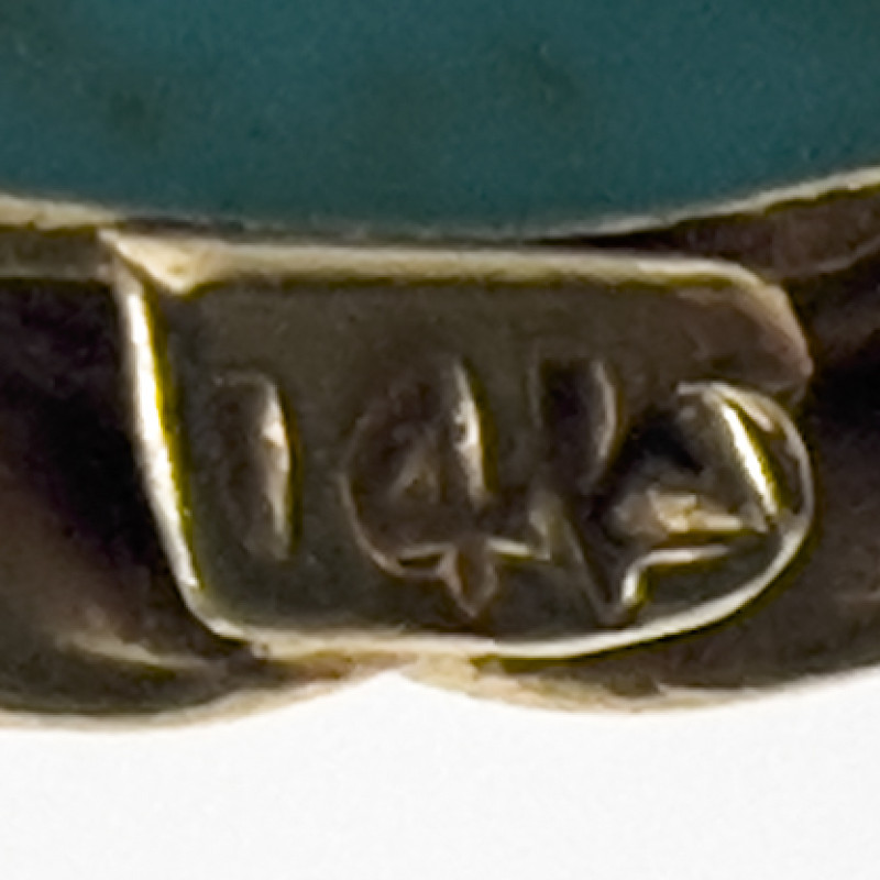 Turquoise Gold Jewelry, Group of 3