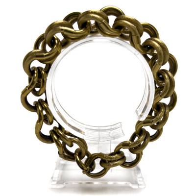 Image for Lot Gold Link Bracelet