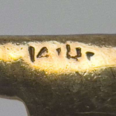 Gold, Enamel, and Tiger&apos;s Eye Hummingbird Pin