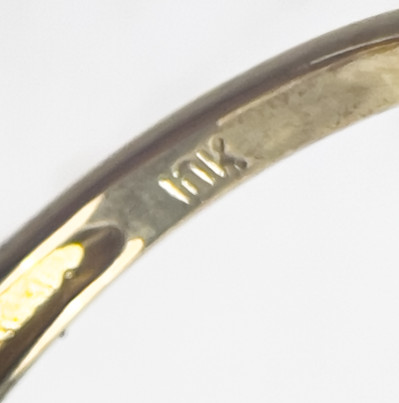 Gold Opal Earrings, Opal and Diamond Ring, and Cameo Pendant