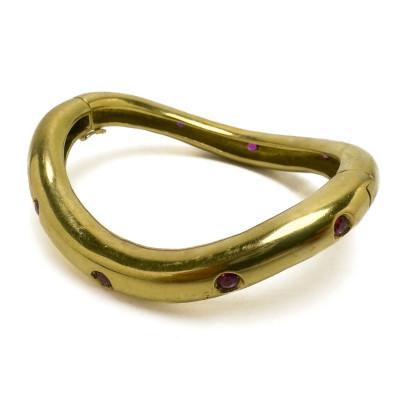 Image for Lot Gold and Ruby Bracelet
