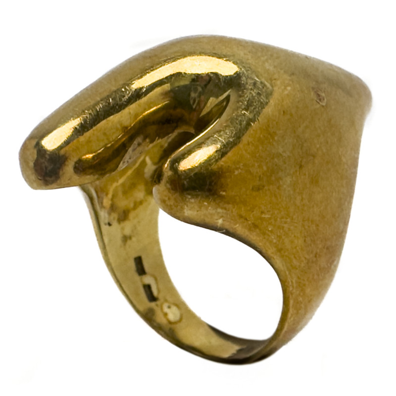 Gold Sculptural Ring