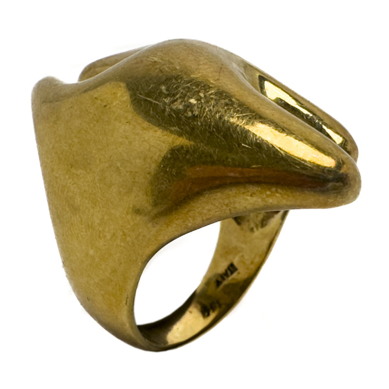 Gold Sculptural Ring