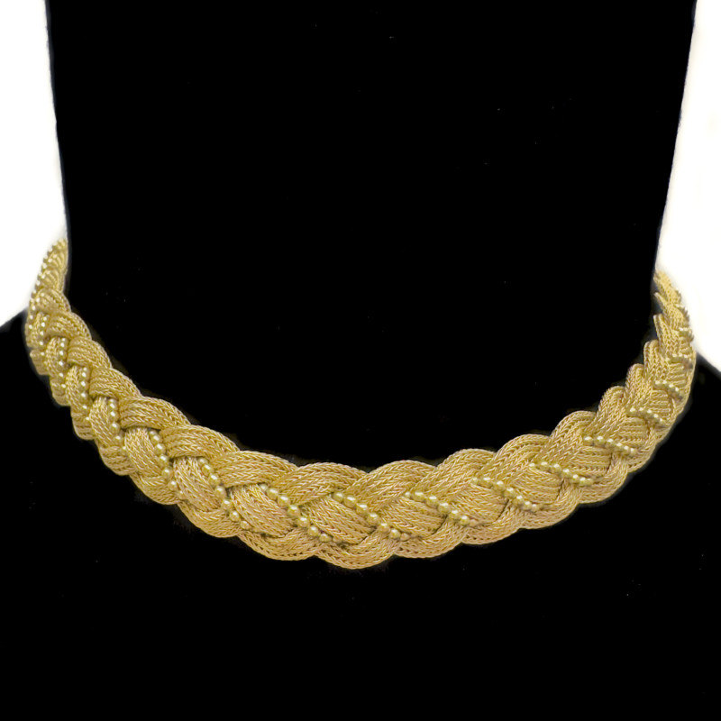 Gold Rope Chain Necklace