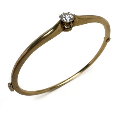 Image for Lot Rose Gold Diamond Bracelet