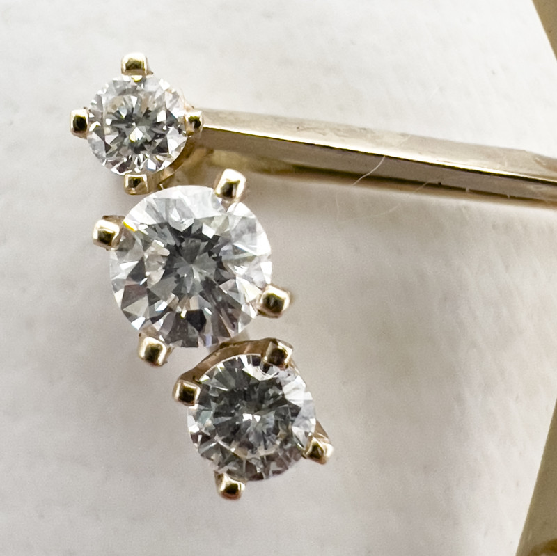 Gold and Diamond Constellation Brooch