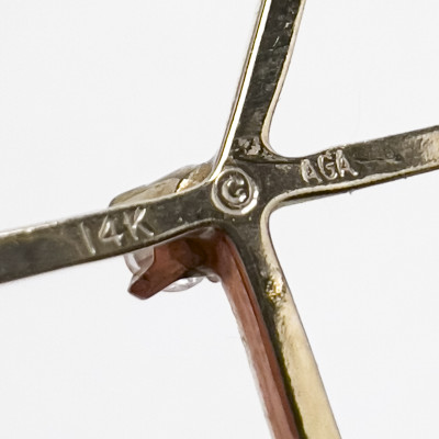 Gold and Diamond Constellation Brooch