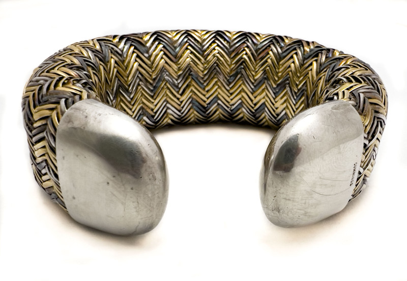 Angela Cummings - Silver and Gold Cuff Bracelet