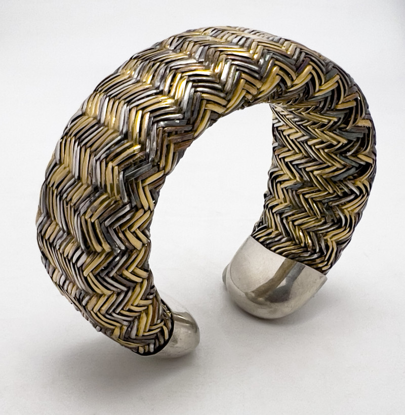 Angela Cummings - Silver and Gold Cuff Bracelet