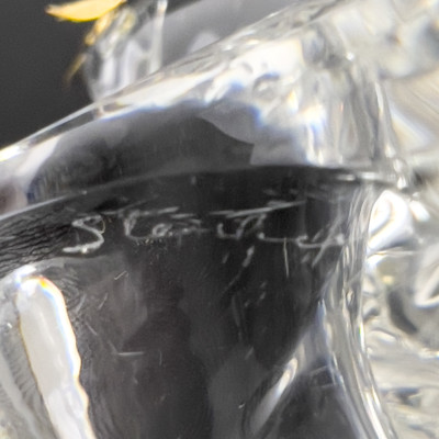 Steuben Glass - Trout with Fly