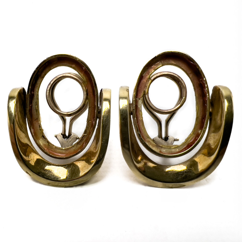 Gold Earrings (without set stones)