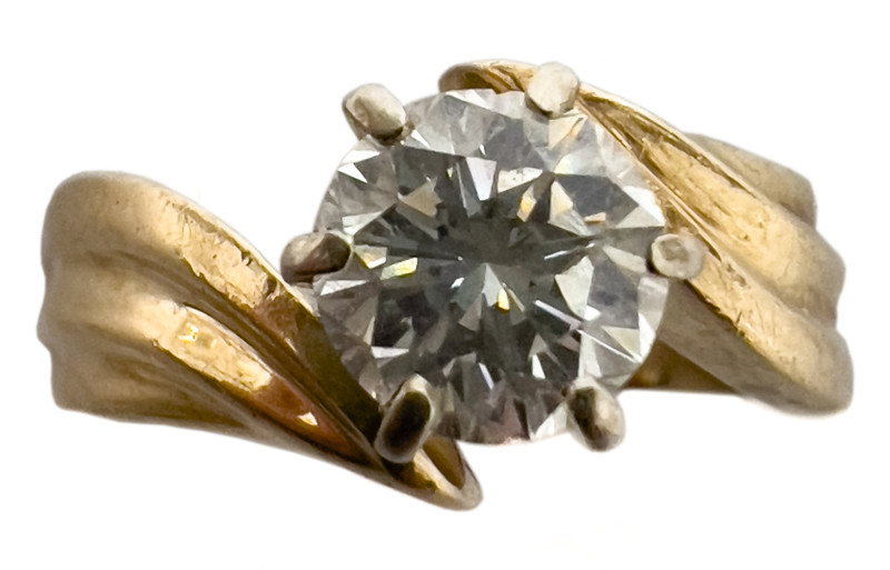 Gold and Diamond Ring