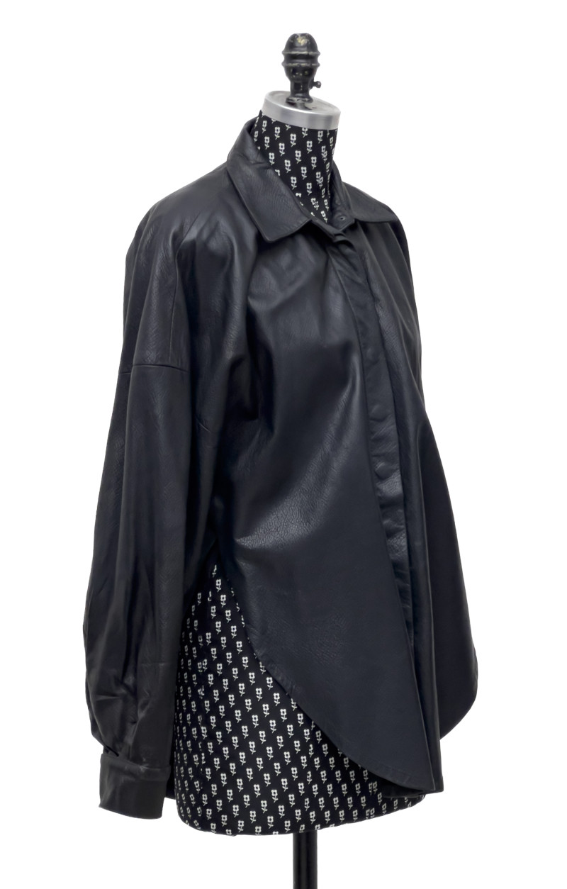 Norma Kamali - Leather and Denim Jackets, 2 Pieces