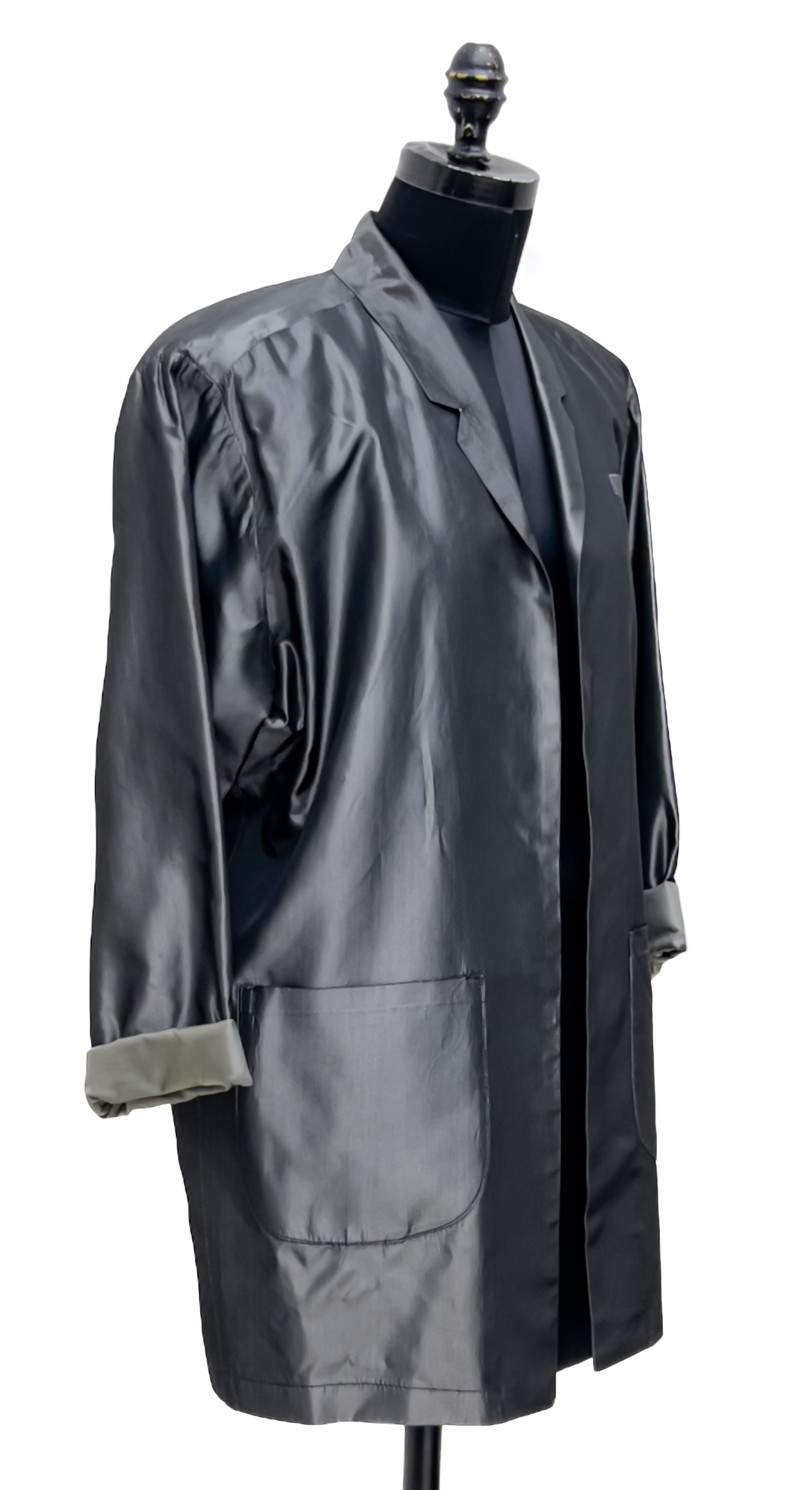 Norma Kamali - Black and Silver Jacket, Shirt, and Blazer, Group of 3