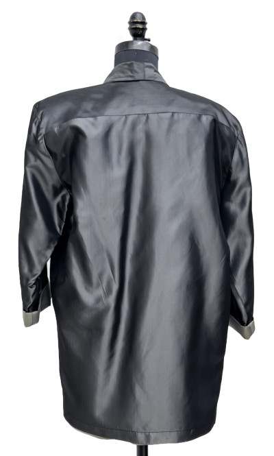 Norma Kamali - Black and Silver Jacket, Shirt, and Blazer, Group of 3