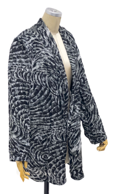 Yohji Yamamoto - Black and White Pattern Blazer