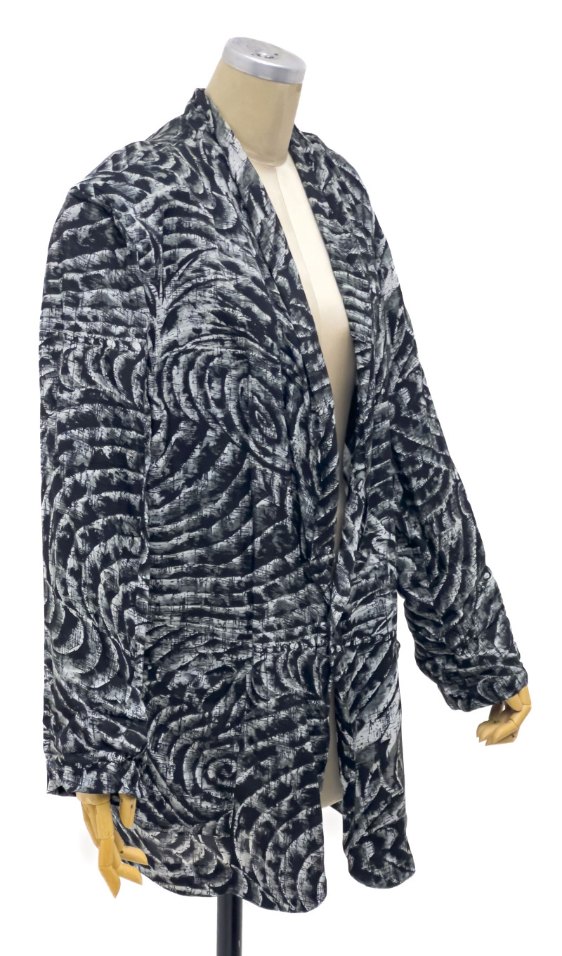 Yohji Yamamoto - Black and White Pattern Blazer