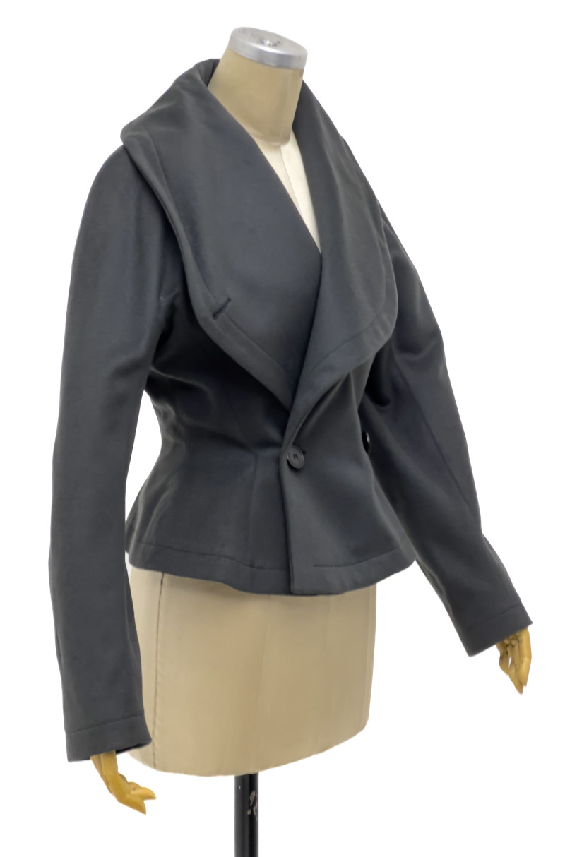 Alaïa - Gray Pea Coat