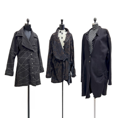 Image for Lot Cynthia Ashby  - Black Jackets, Group of 3