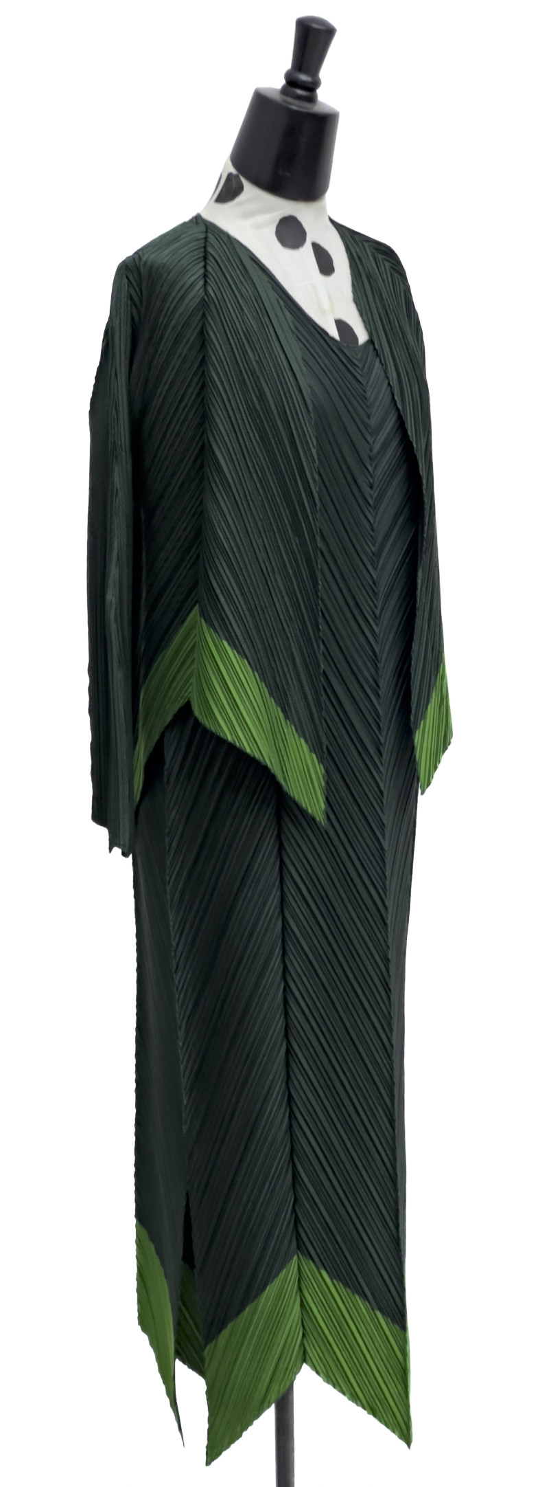 Issey Miyake - Green Dresses, Group of 3