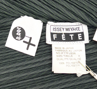 Issey Miyake - Green Dresses, Group of 3