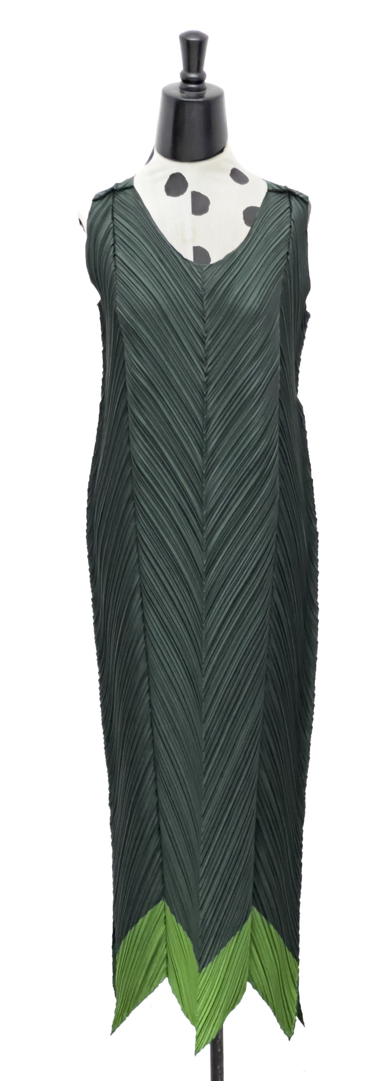 Issey Miyake - Green Dresses, Group of 3