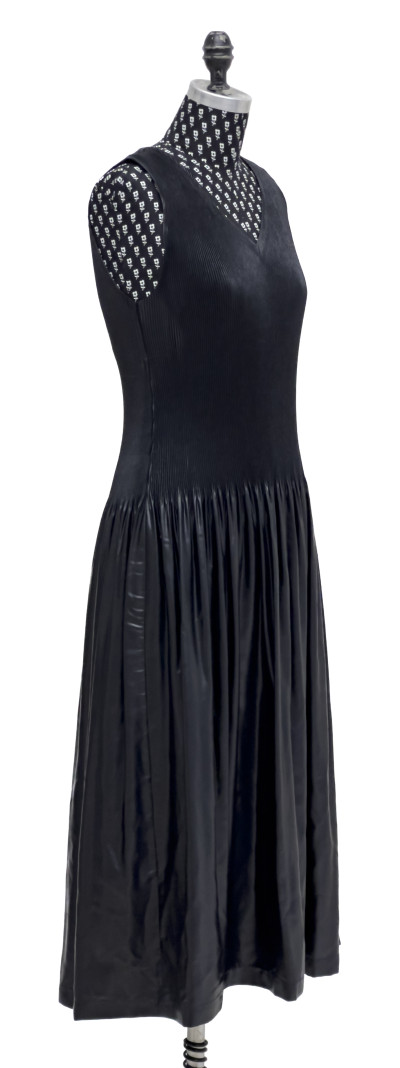 Issey Miyake - Black and Gray Dresses, Group of 3