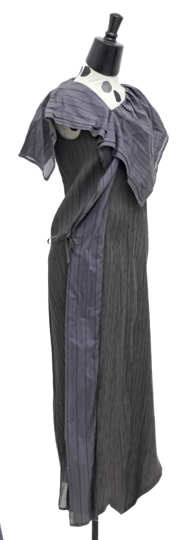 Issey Miyake - Black and Gray Dresses, Group of 3