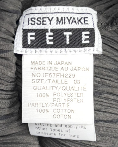 Issey Miyake - Black and Gray Dresses, Group of 3