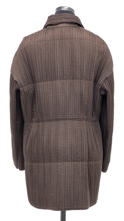 Issey Miyake - Pleats Please Brown Parka