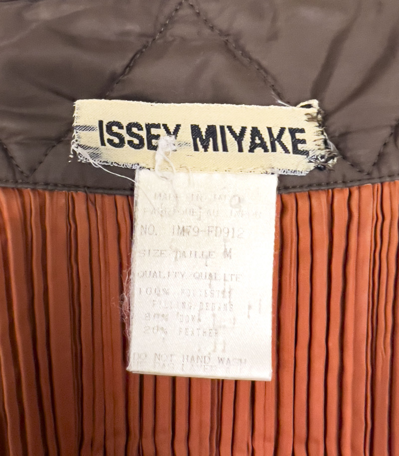 Issey Miyake - Pleats Please Brown Parka