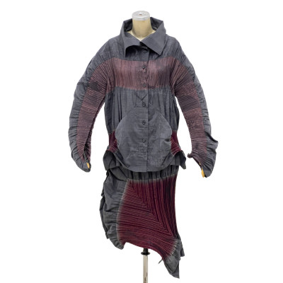 Image for Lot Issey Miyake - Fête Blouse and Skirt Set