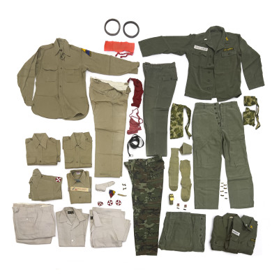 Image for Lot Large Group of US Army Uniforms