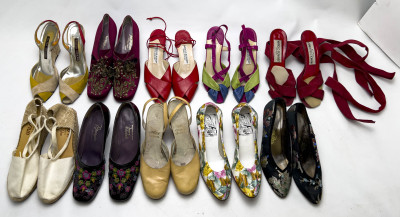 Manolo Blahnik and Others - Sandals, Pumps, and Heels, Group of 10