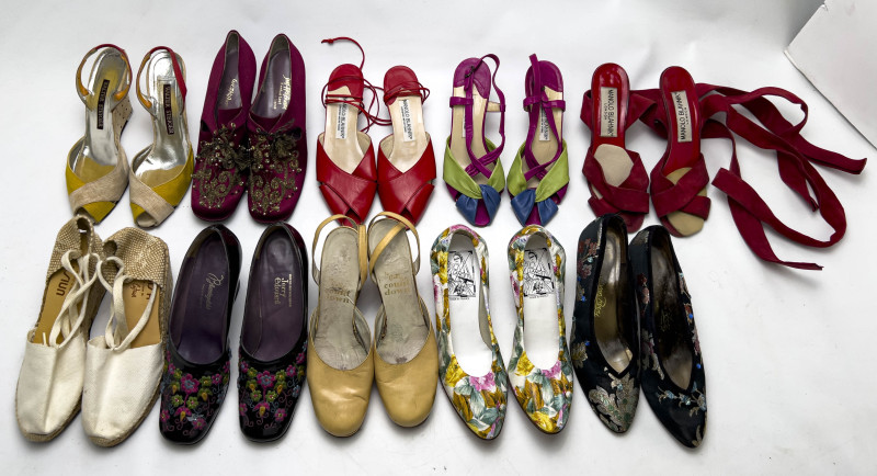 Manolo Blahnik and Others - Sandals, Pumps, and Heels, Group of 10