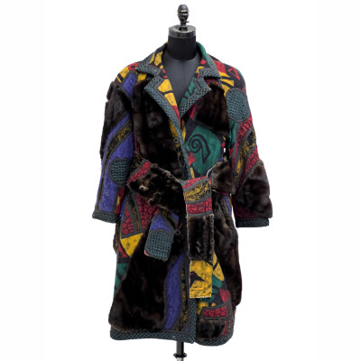 Image for Lot Koos Van Den Akker - Patchwork Fur Coat