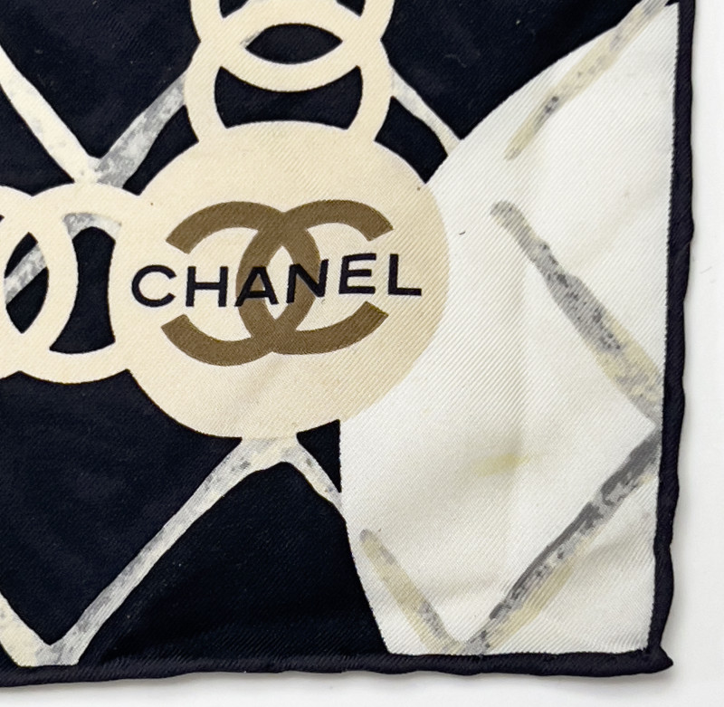 Chanel - Two Silk Scarves