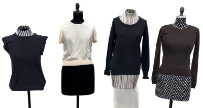 Chanel - Sweaters and Jeans, Group of 6 Separates