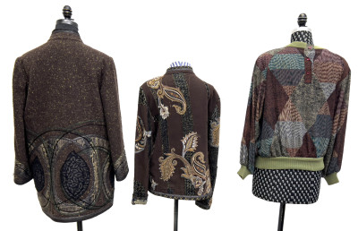 Koos Van Den Akker - Coats, Sweater, and Scarf, Group of 4